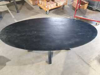 Ovale eettafel, HSM , Zwart, 2025